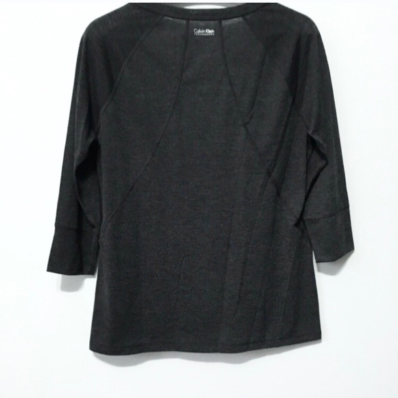Calvin Klein Performance Gray Casual Sports Top M - Picture 2 of 4